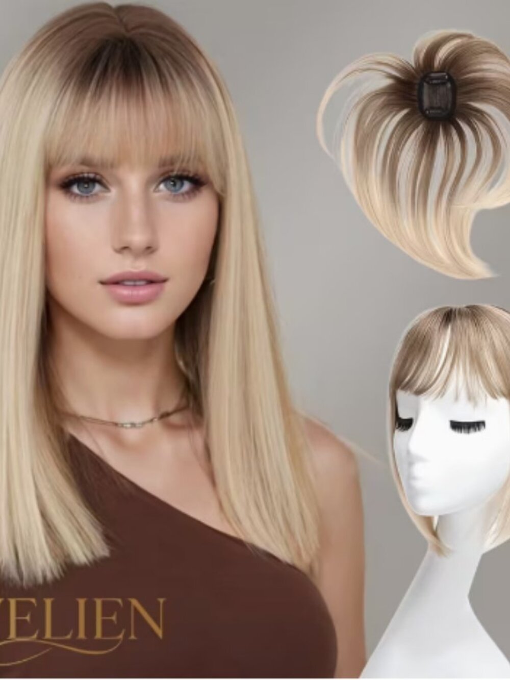 NWT Ombre Blonde Bang Comb